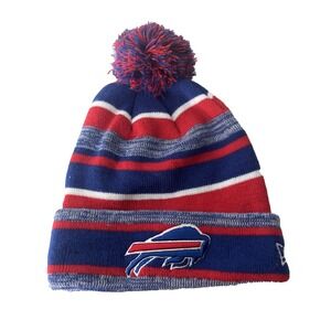 Buffalo Bills New‎ Era knit pom hat beanie NFL OnField AUTHENTIC RARE NWT